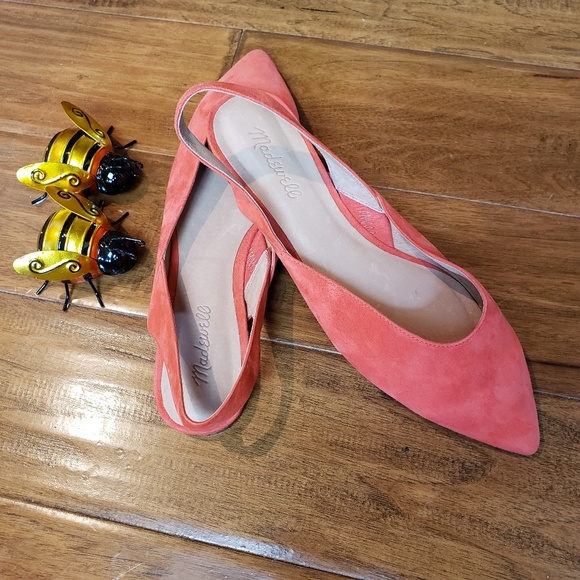 Madewell Shoes - *Madewell Suede Sling-back Flats